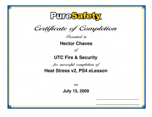 Certificado UTF Fire $ Security